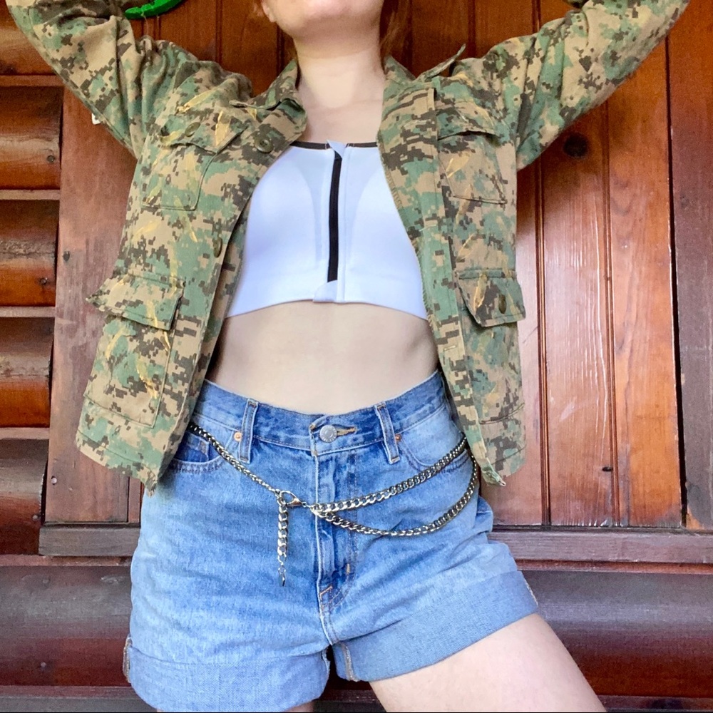 Vintage Military Style Jacket